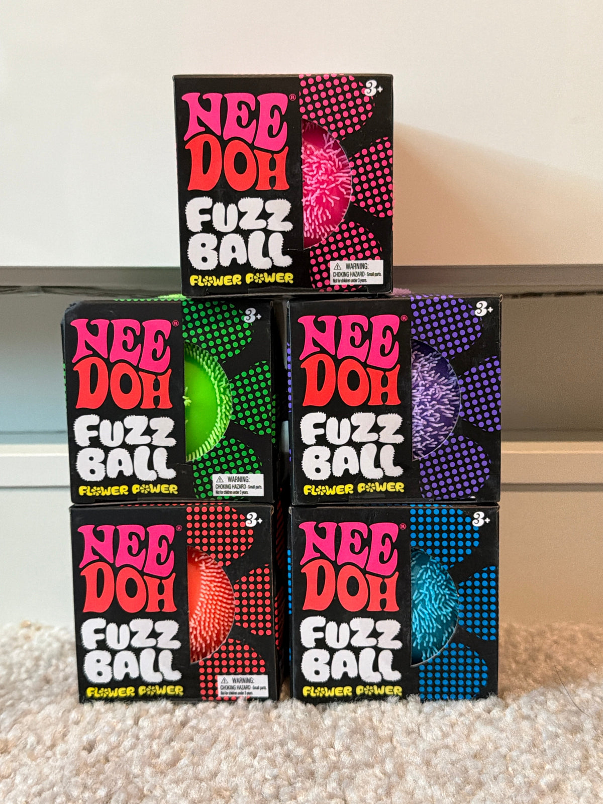 NeeDoh Fuzz Ball – Flower Power