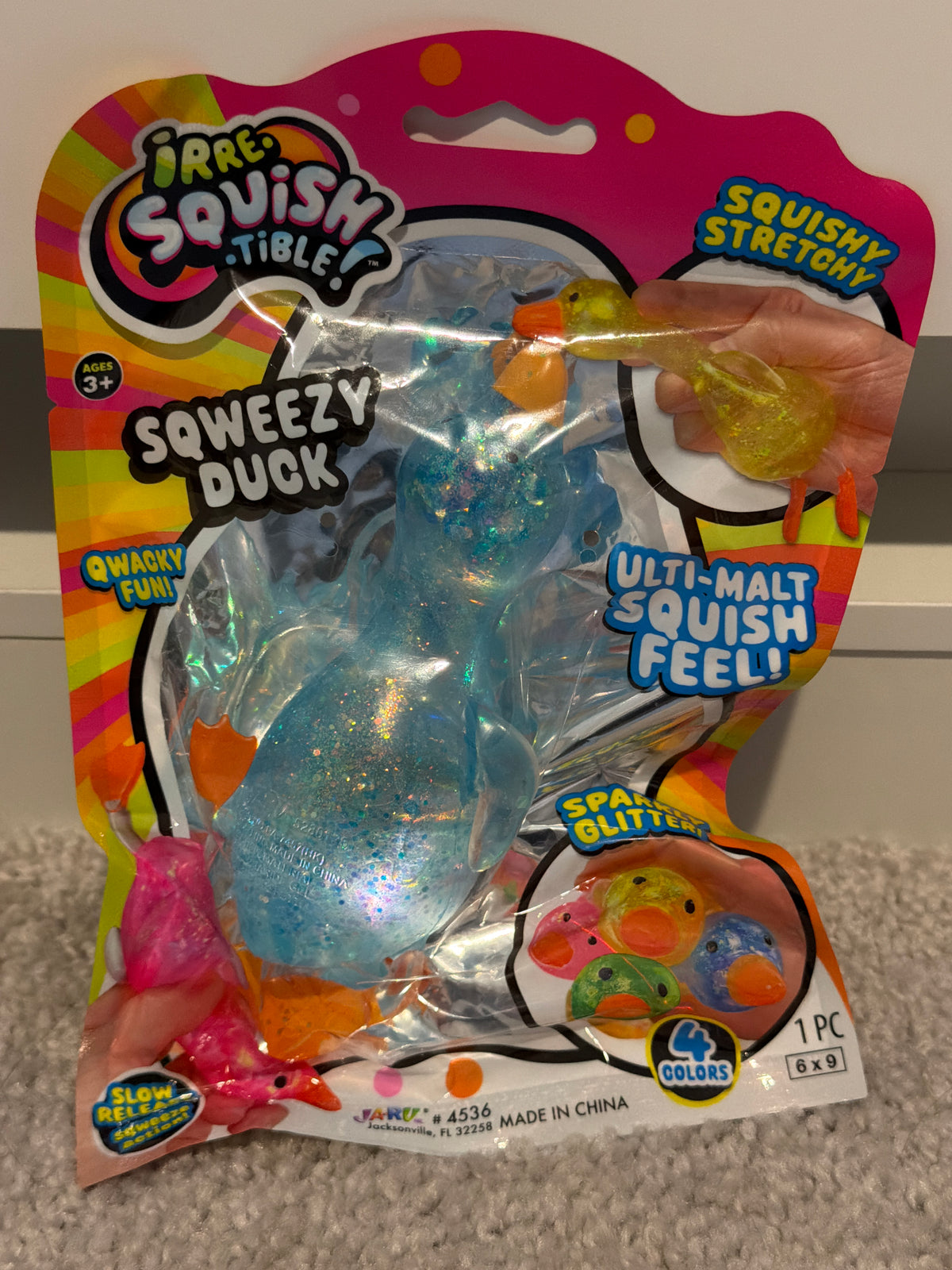 Irre-Squish-Tible Sqweezy Duck