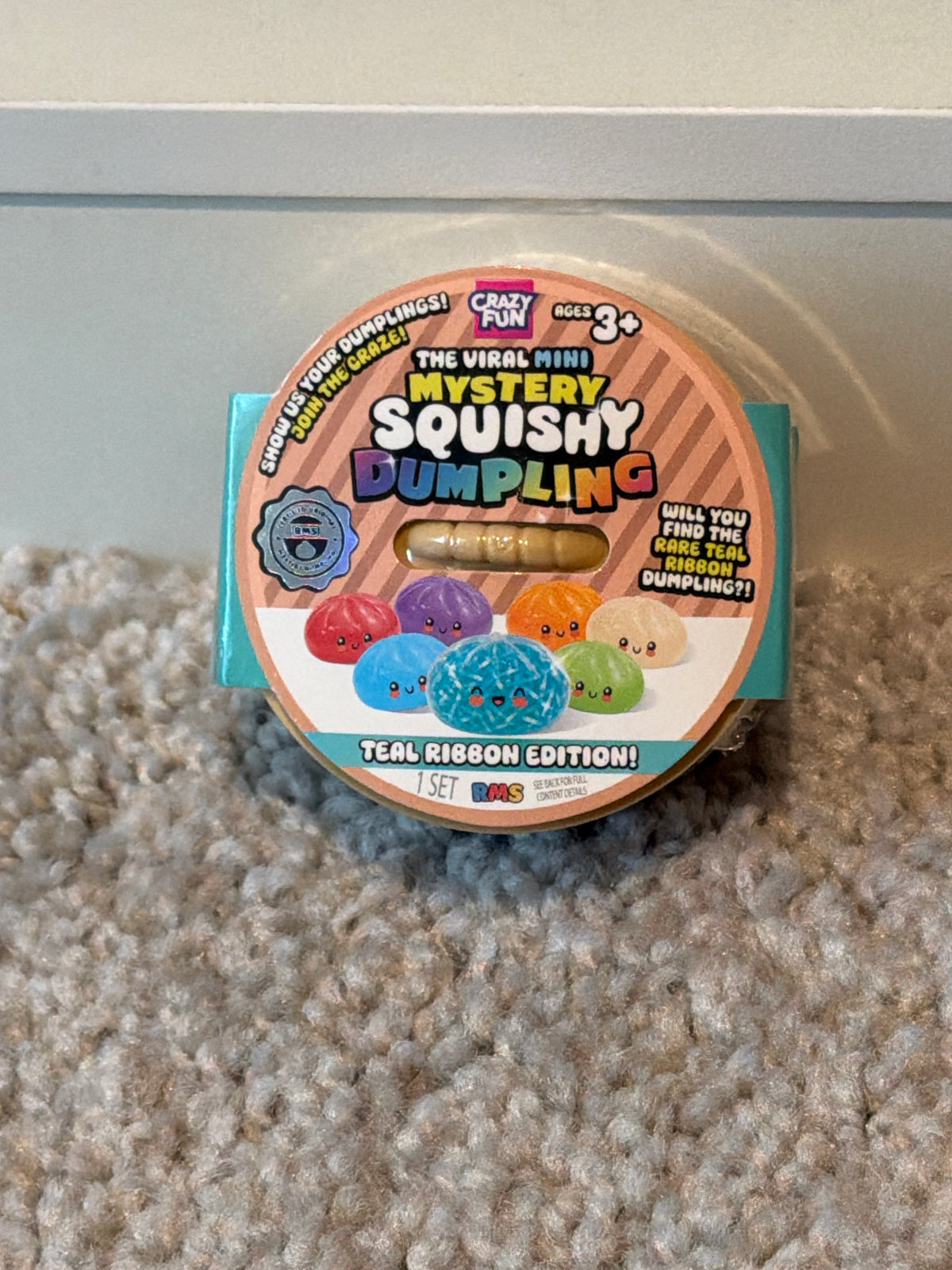 RMS Mini Mystery Squishy Dumpling - Teal Ribbon Edition