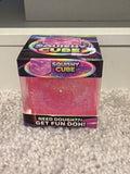 Fun Doh Squishy Glitter Cube