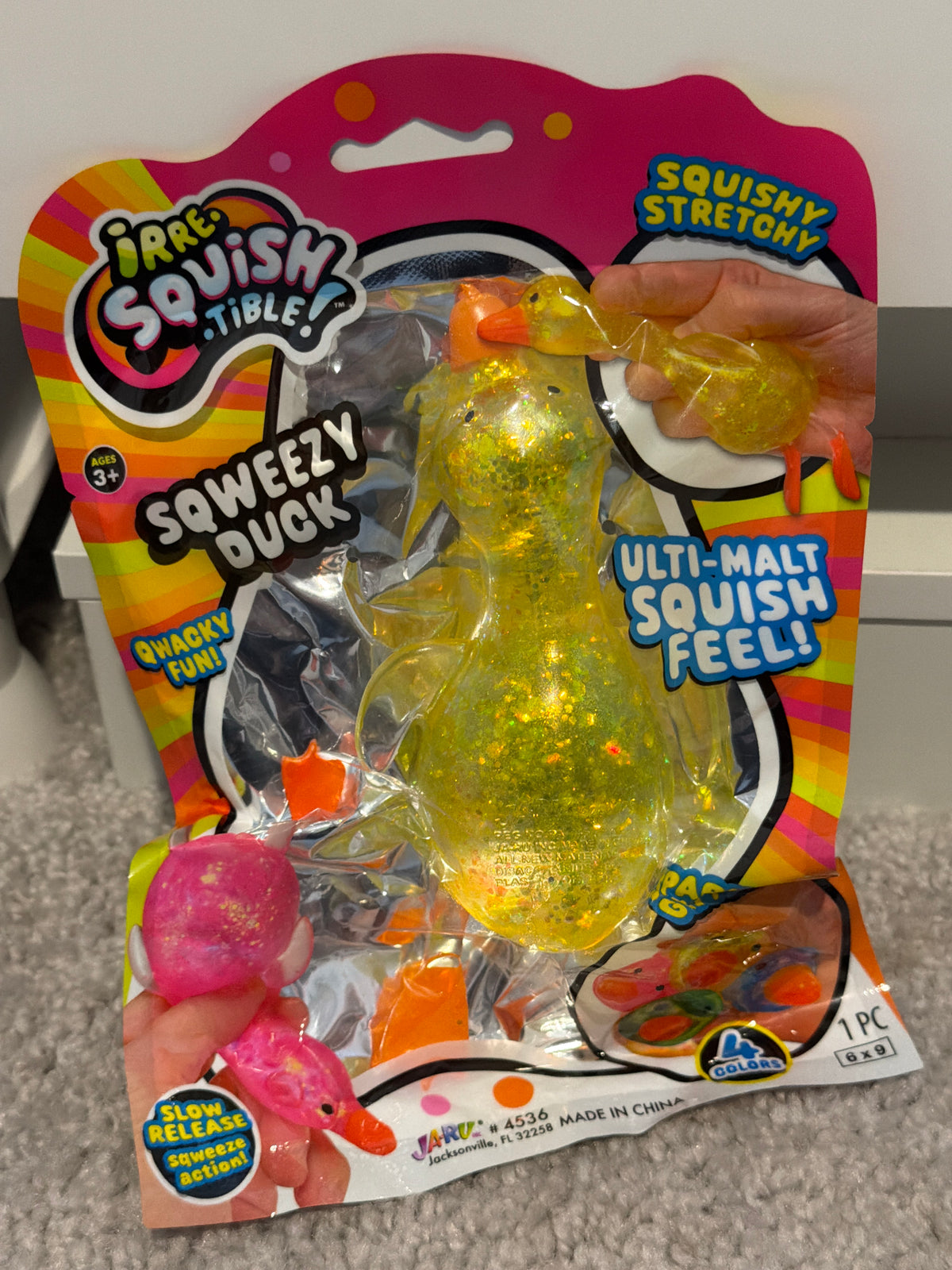 Irre-Squish-Tible Sqweezy Duck