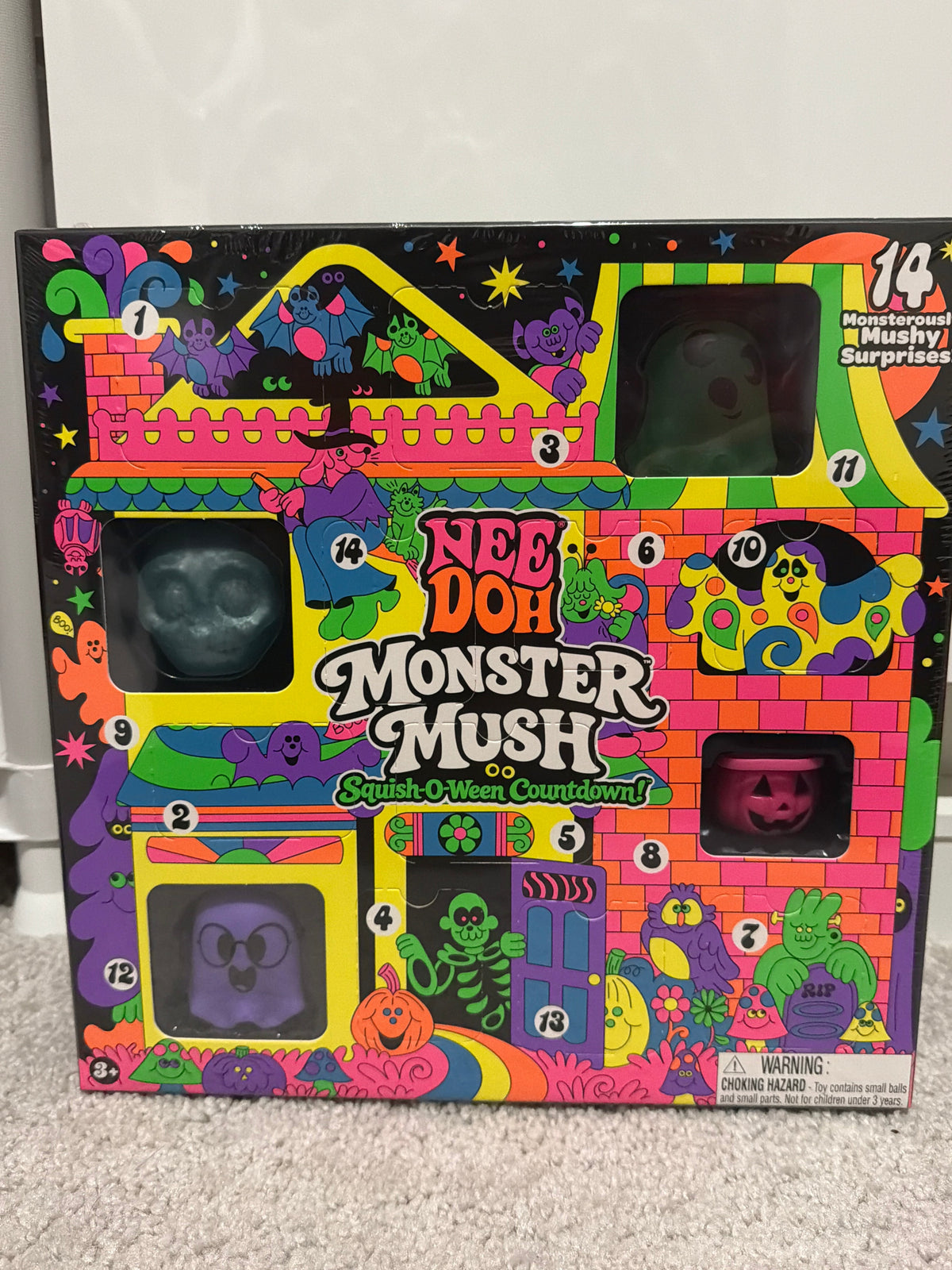 NeeDoh Monster Mush Squish-O-Ween Countdown Calendar