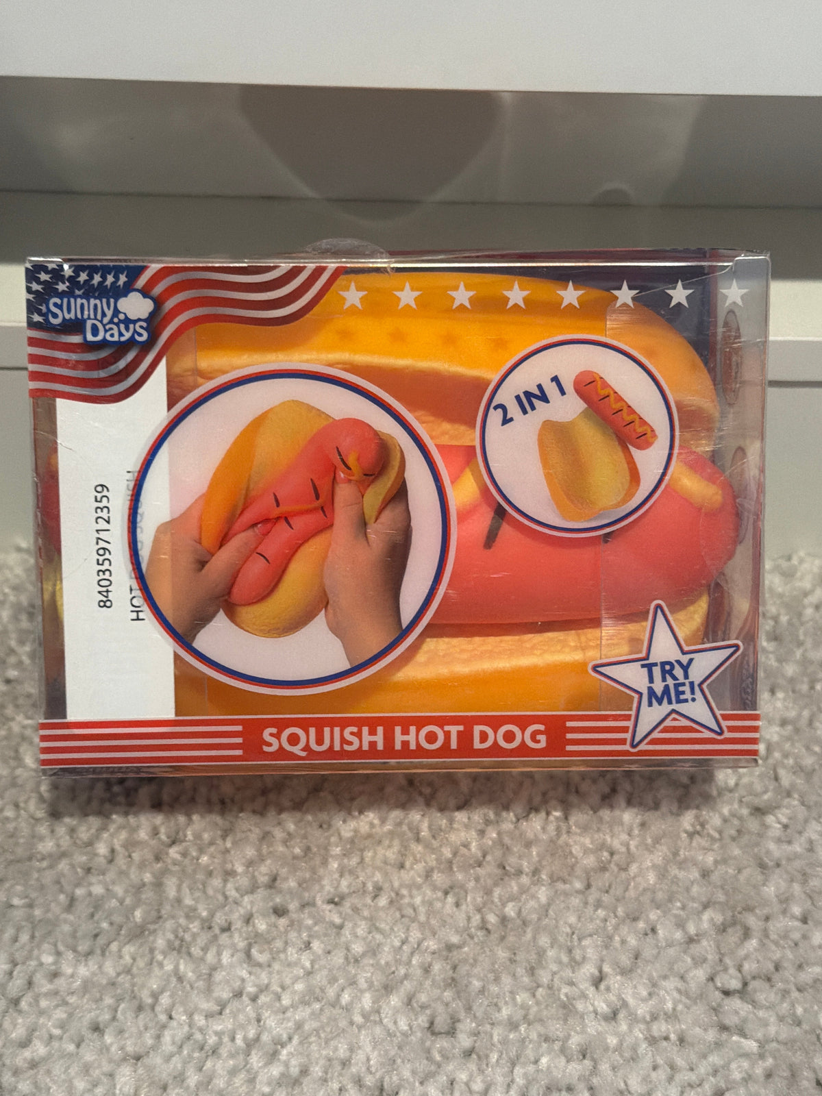 Squishy Hot Dog 2-in-1 by Sunny Days