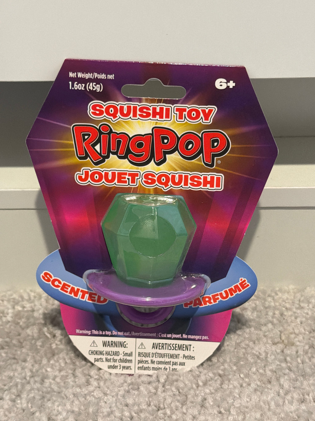 Ring Pop Squishi Toy