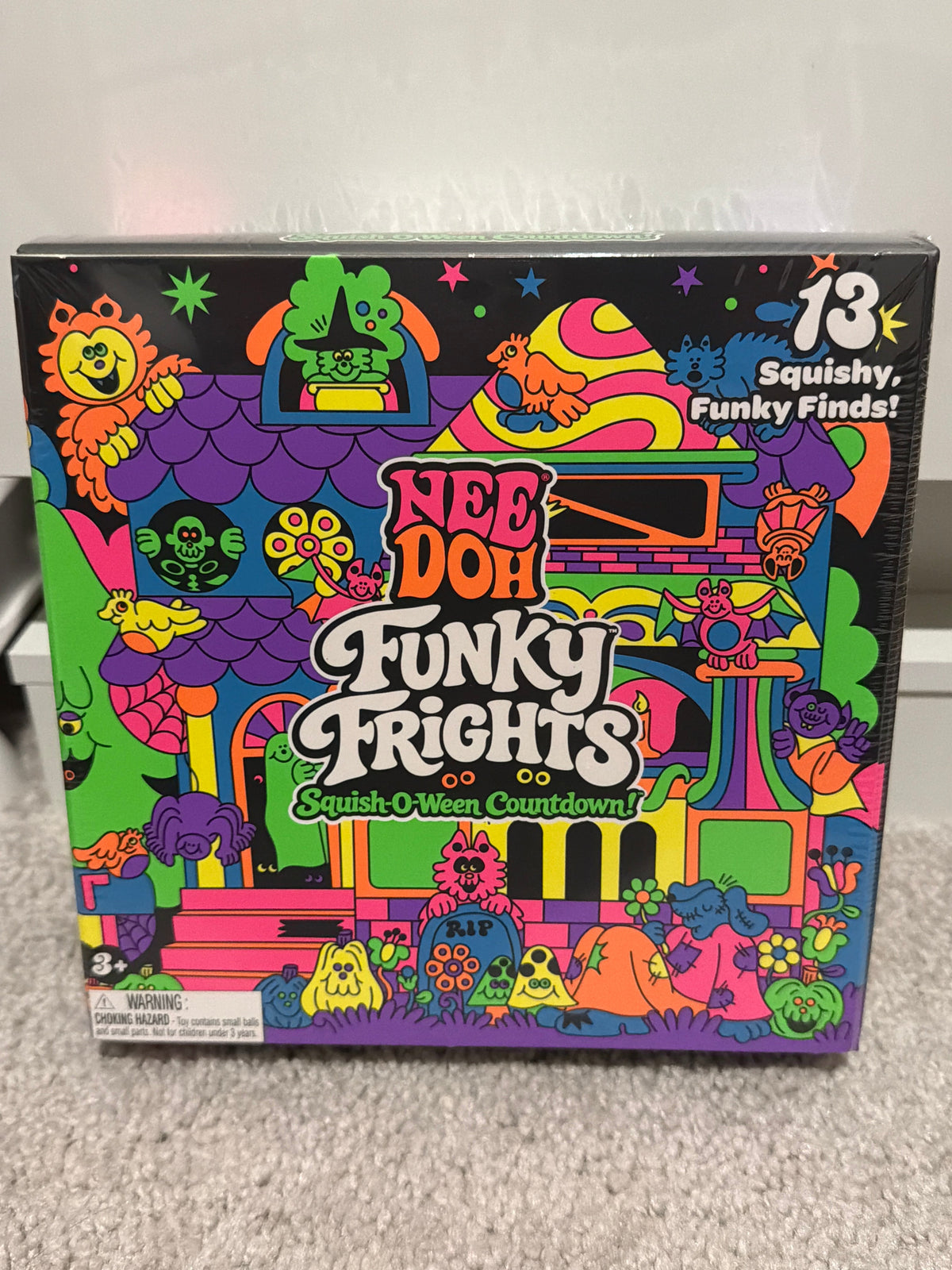 NeeDoh Funky Frights Squish-O-Ween Countdown Calendar